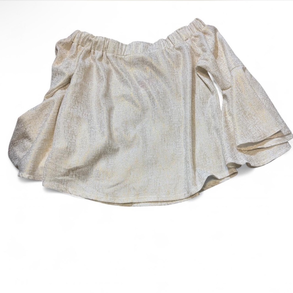‎Metallic Off Shoulder Top - Picture 11 of 16